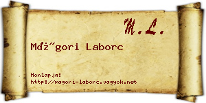 Mágori Laborc névjegykártya